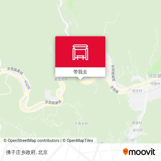 佛子庄乡政府地图