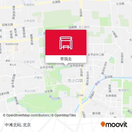 中滩北站地图