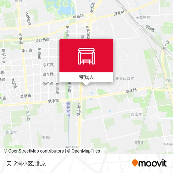 天堂河小区地图