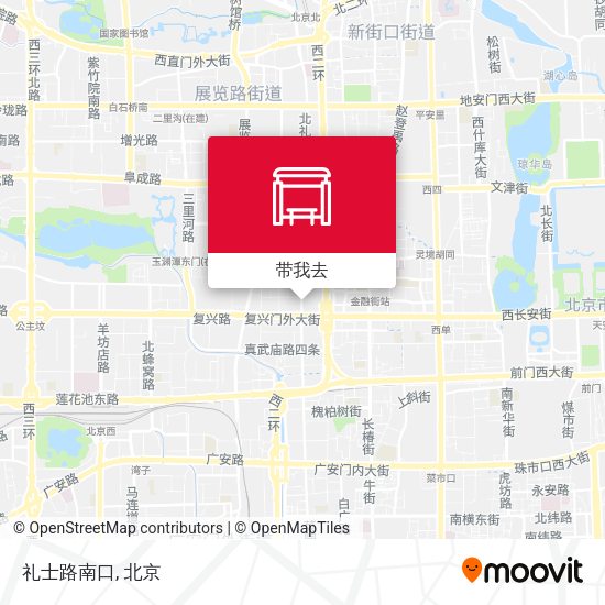 礼士路南口地图