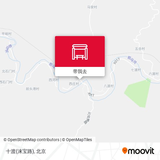 十渡(涞宝路)地图