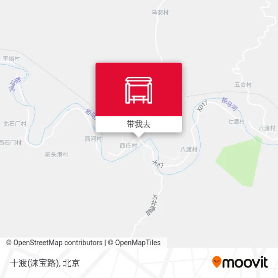 十渡(涞宝路)地图