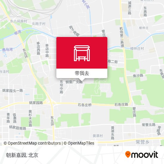 朝新嘉园地图