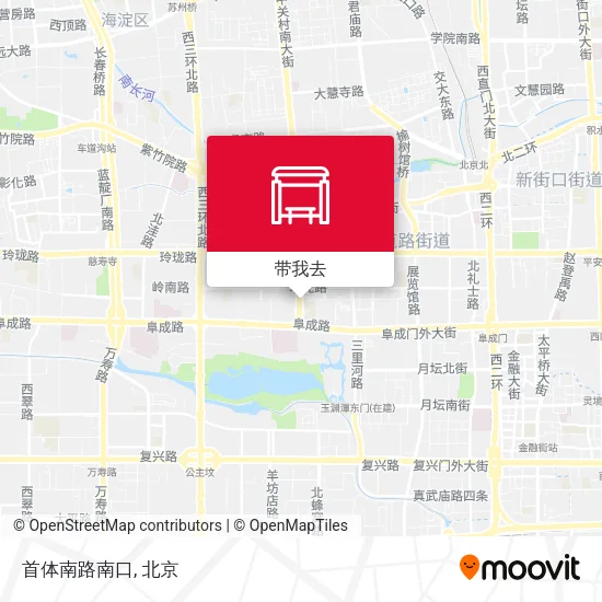 首体南路南口地图