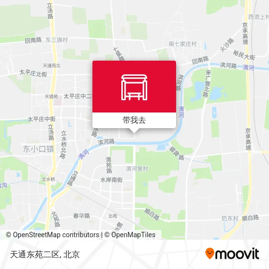 天通东苑二区地图