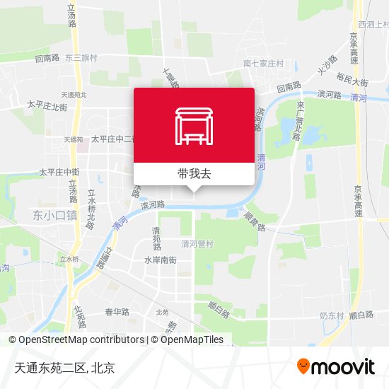 天通东苑二区地图