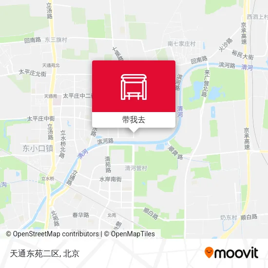 天通东苑二区地图