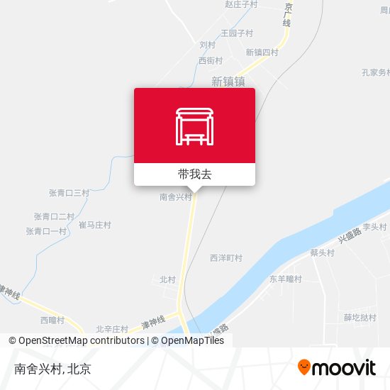 南舍兴村地图