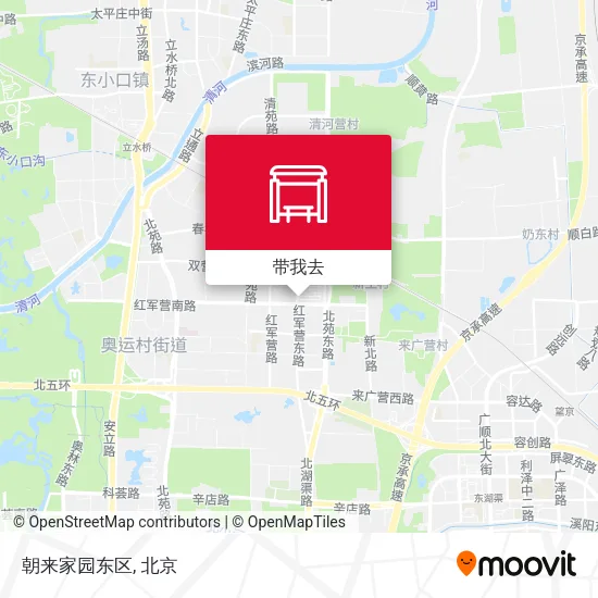 朝来家园东区地图