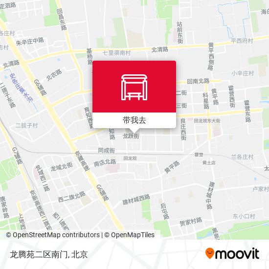 龙腾苑二区南门地图