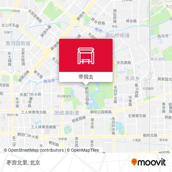 枣营北里地图