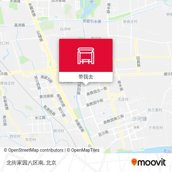 北街家园八区南地图