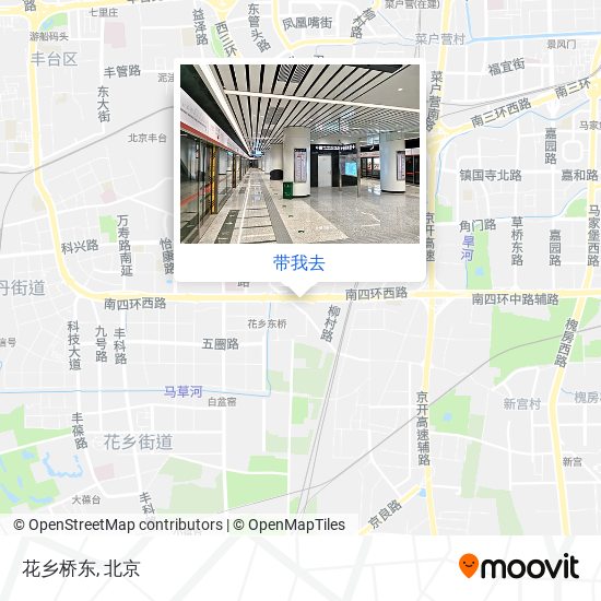 花乡桥东地图