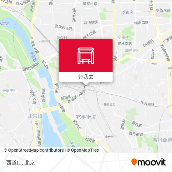 西道口地图