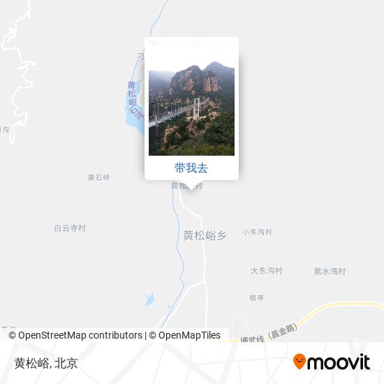 黄松峪地图