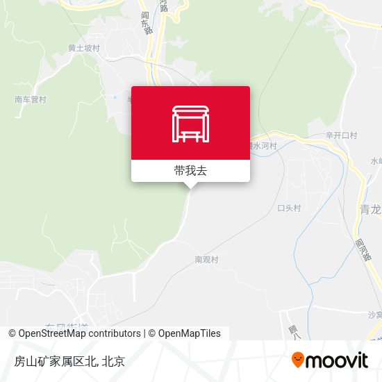 房山矿家属区北地图