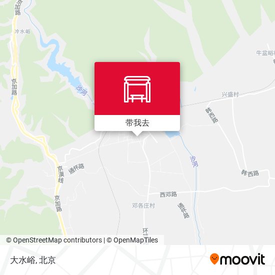 大水峪地图
