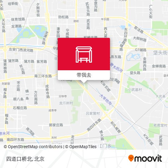 四道口桥北地图
