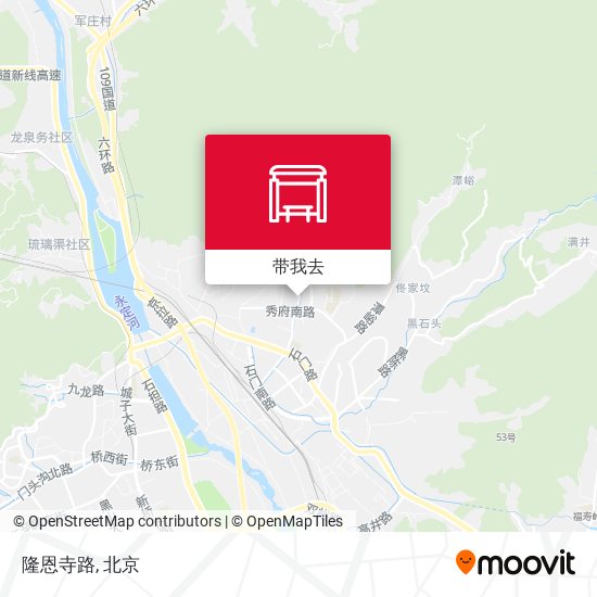 隆恩寺路地图