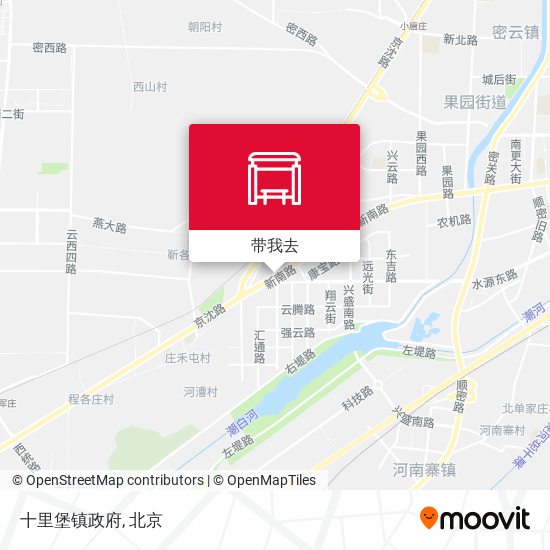 十里堡镇政府地图