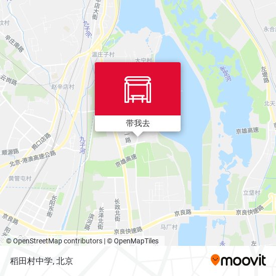 稻田村中学地图