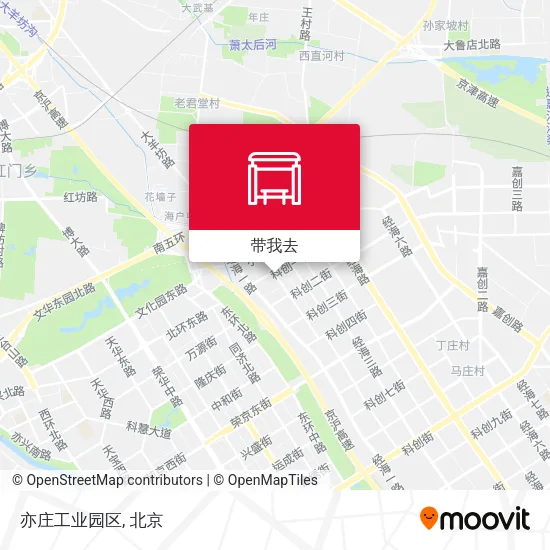 亦庄工业园区地图