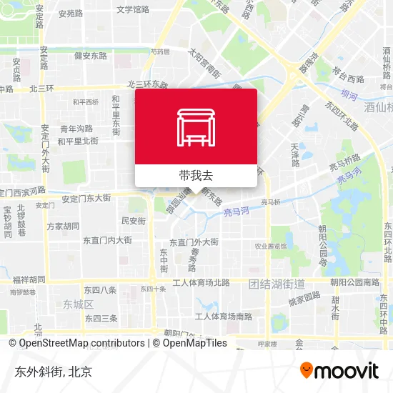 东外斜街地图