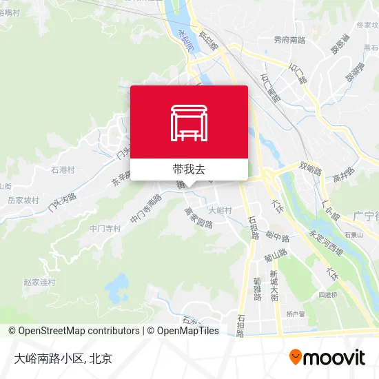 大峪南路小区地图