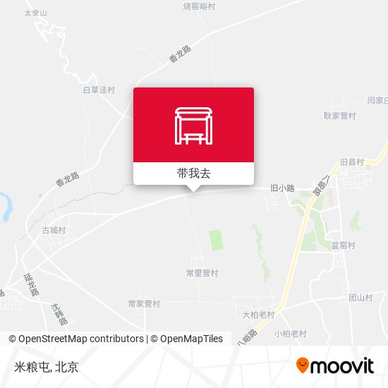 米粮屯地图