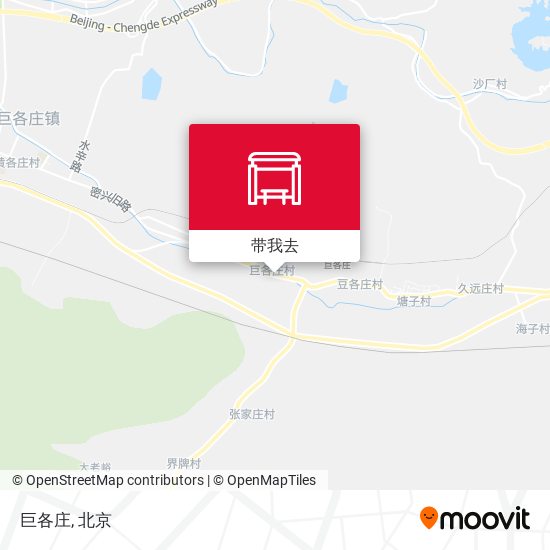 巨各庄地图