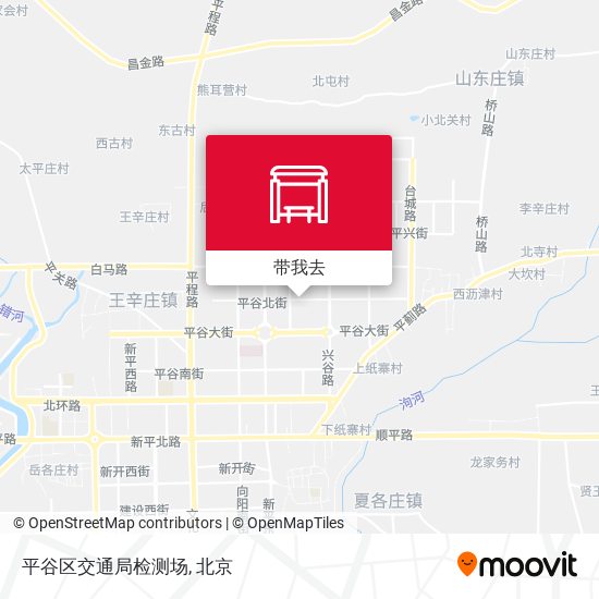 平谷区交通局检测场地图