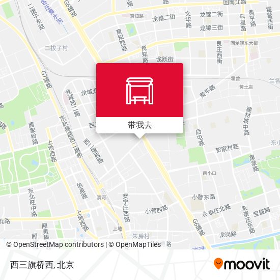 西三旗桥西地图