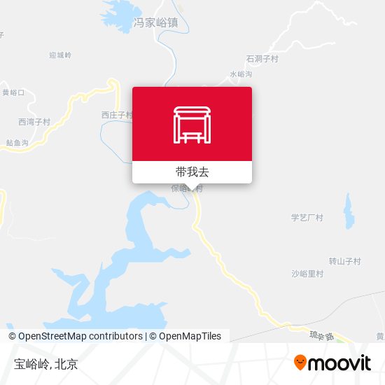宝峪岭地图