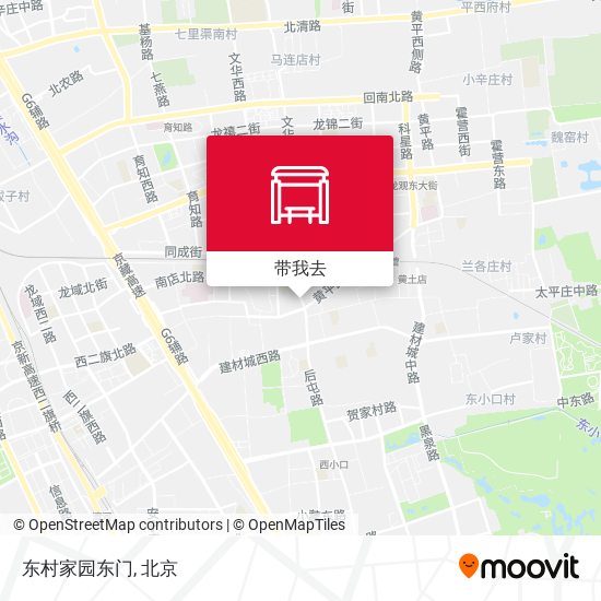 东村家园东门地图
