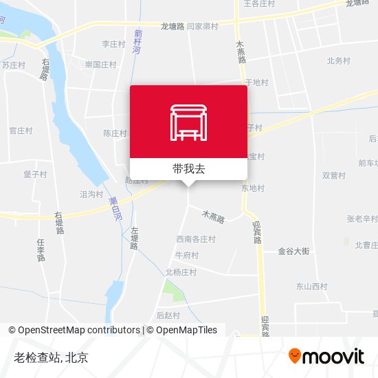 老检查站地图