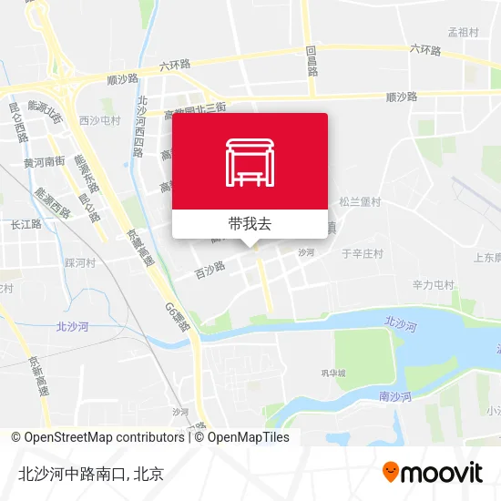 北沙河中路南口地图