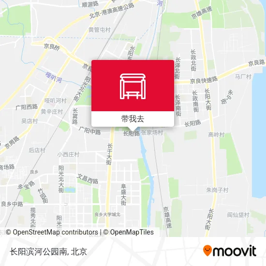 长阳滨河公园南地图