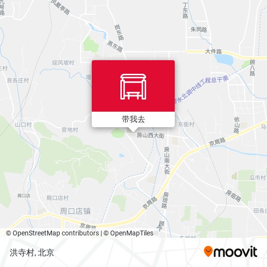 洪寺村地图