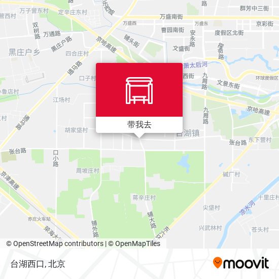 台湖西口地图