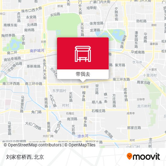 刘家窑桥西地图