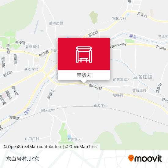 东白岩村地图