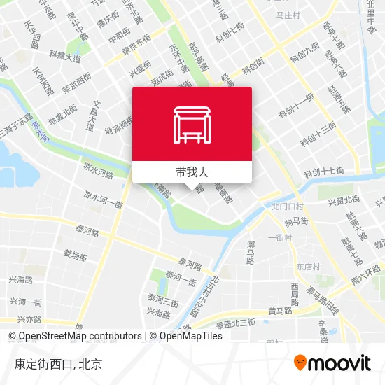 康定街西口地图