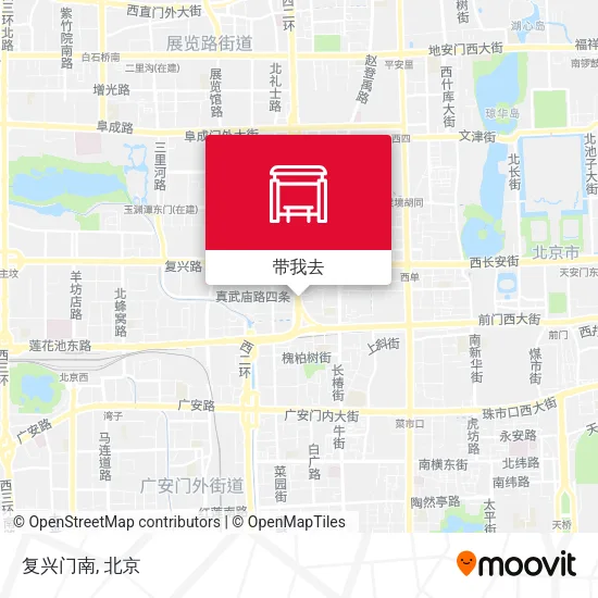 复兴门南地图