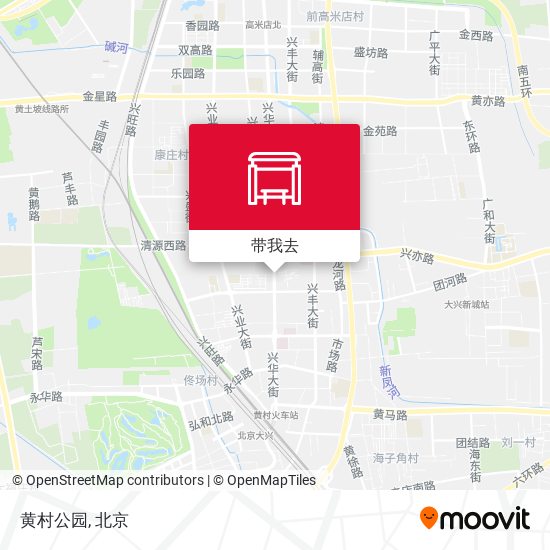 黄村公园地图