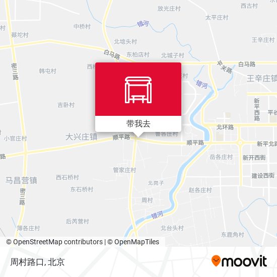 周村路口地图