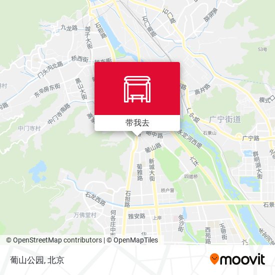 葡山公园地图
