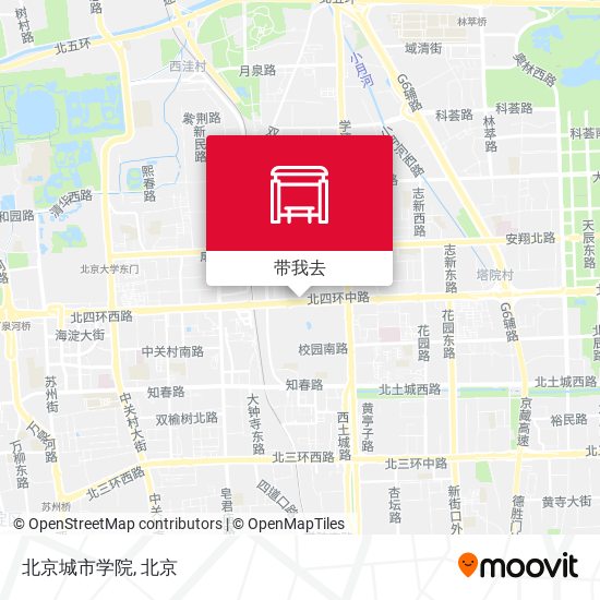 北京城市学院地图
