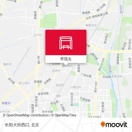 长阳大街西口地图