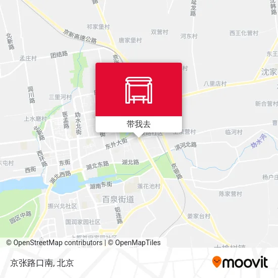 京张路口南地图
