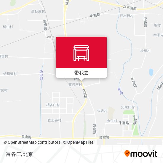 富各庄地图